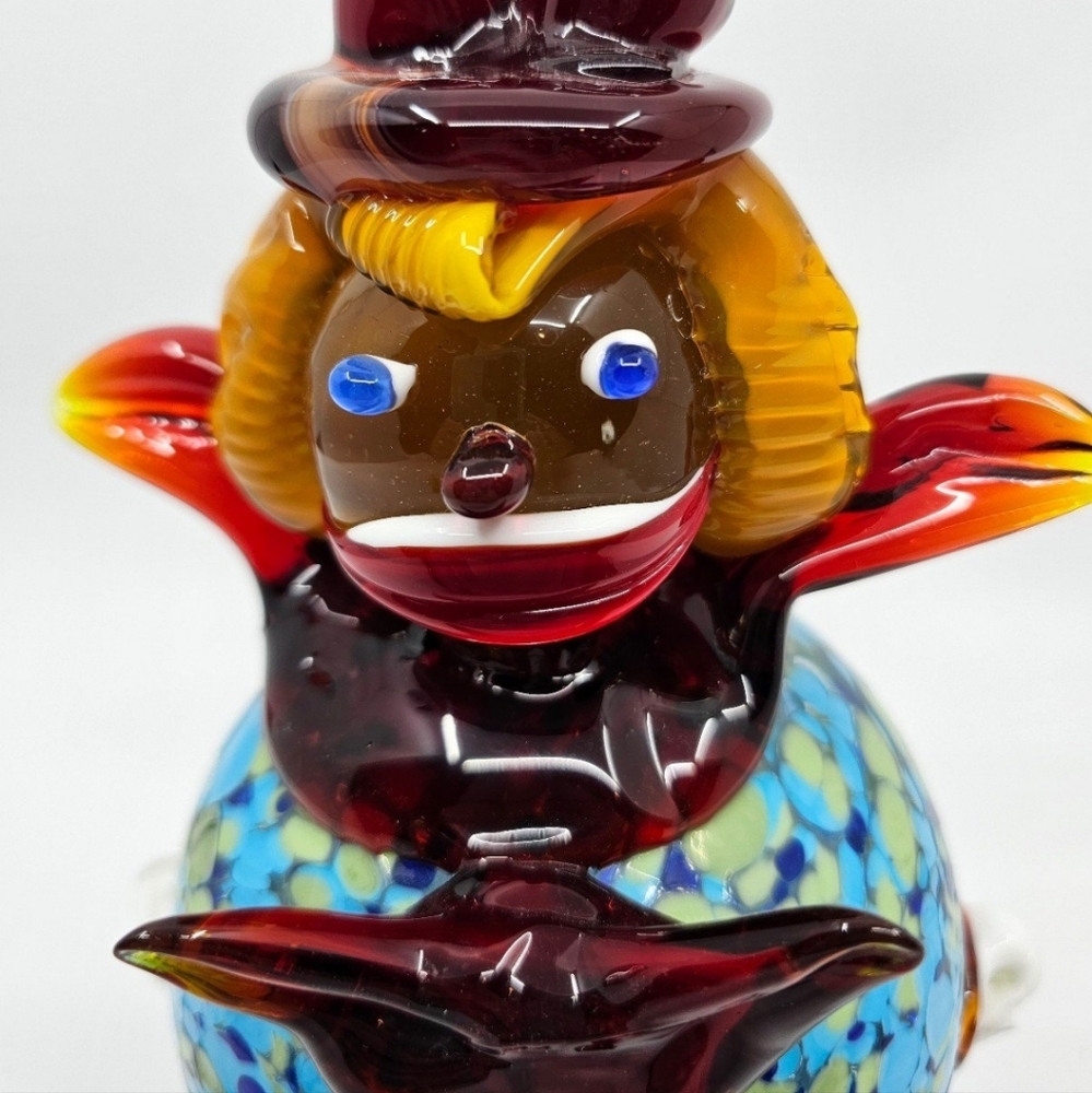 Murano Glass Clown Large Belly - Picture 2 of 8